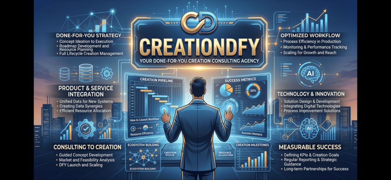 Creation DFY strategy and consulting visual